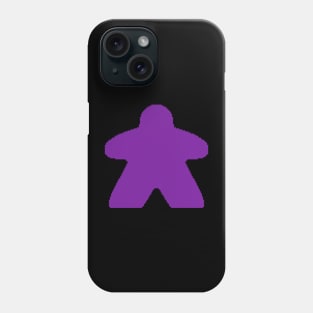 Purple Pixelated Meeple Phone Case