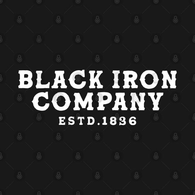 Black Iron Company T-Shirt by SquatchVader