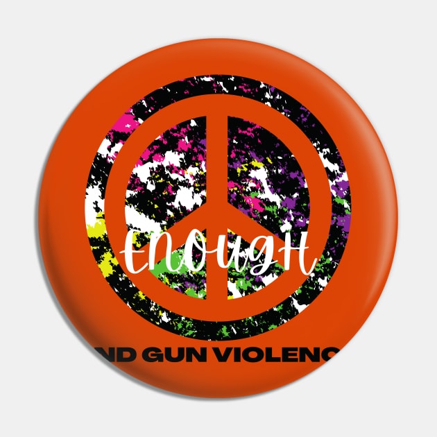 End Gun Violence Pin by Holly ship