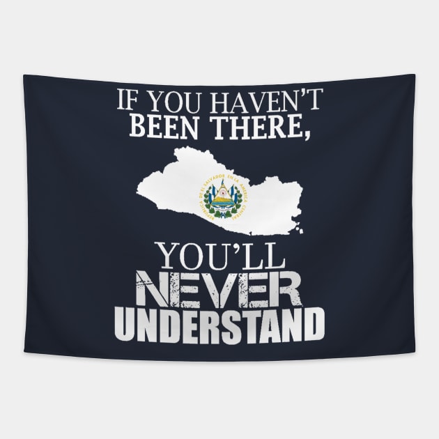 El Salvador you’ll never understand flag Tapestry by tirani16