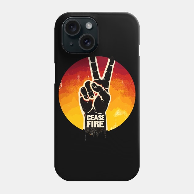 Peace Ceasefire Phone Case by TomFrontierArt