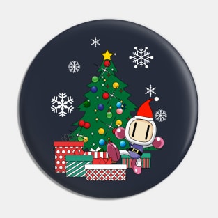 Bomberman Around The Christmas Tree Pin