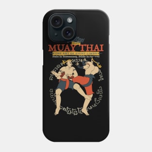 Vintage Muay Thai Boran Tattoo Phone Case