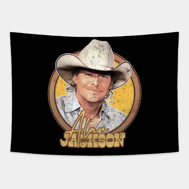 Smooth as Tennessee Whiskey Alan Jackson Edition Tapestry by Iron Astronaut