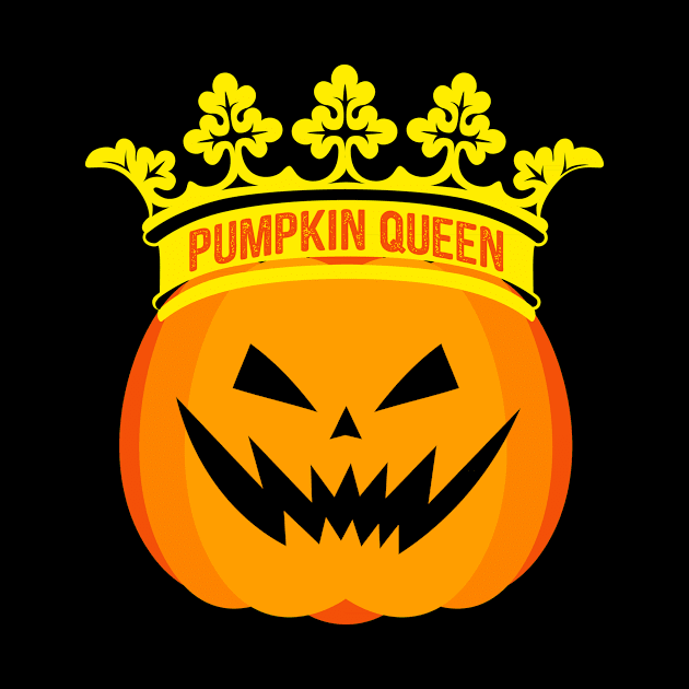 Pumpkin Queen Funny Halloween Shirt Season Scary Costume by stonefruit