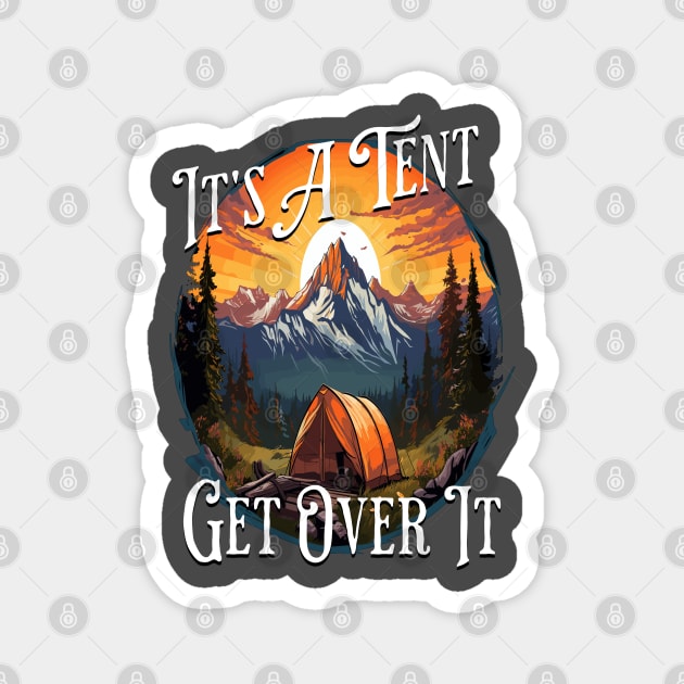 Big Tent in Nature Magnet by WarFX Designs