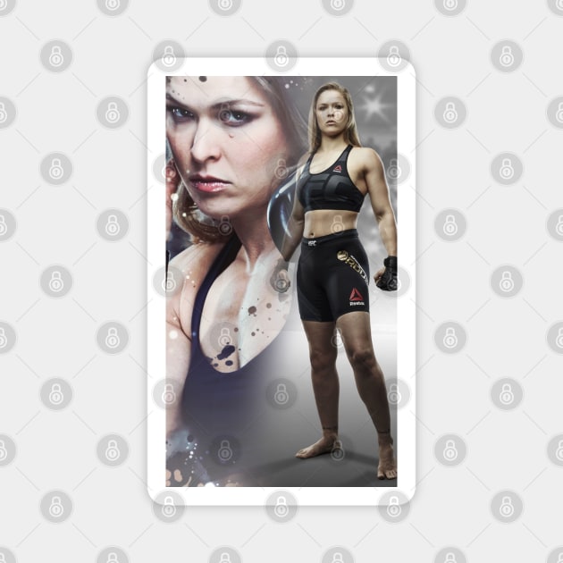 Ronda Rousey Magnet by strong chinese girl