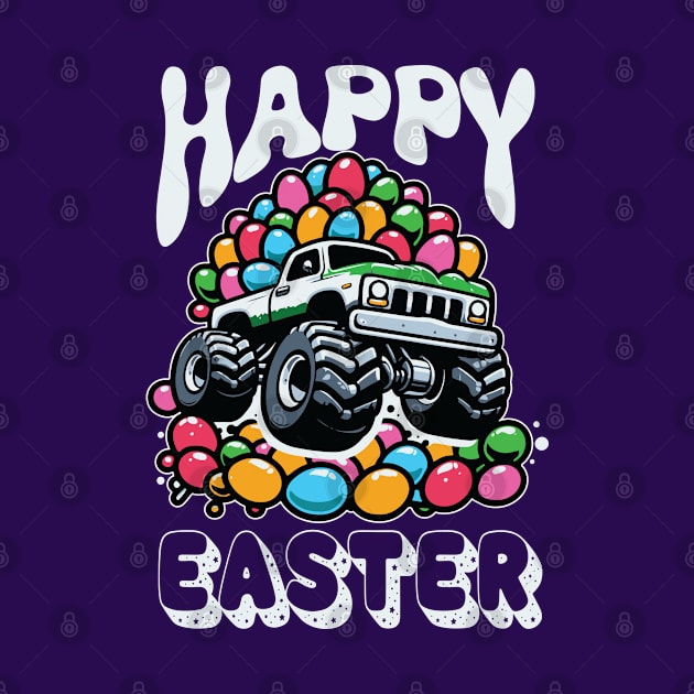 Happy Easter Monster Truck by hippohost