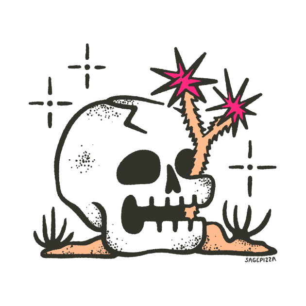 Joshua Tree Skull Flash by sagepizza