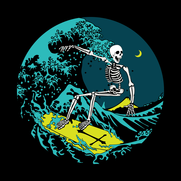 SKELETON SURFER by mustokogeni