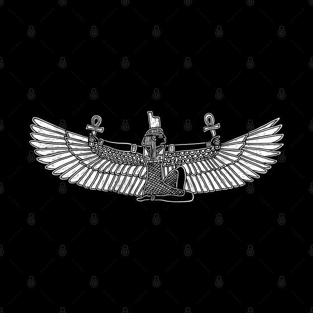 Winged Isis Ancient Egyptian Goddess Figure by LaForma