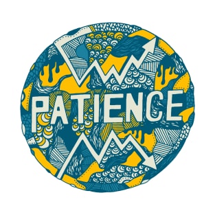 Retro Wave Circle of Patience T-Shirt