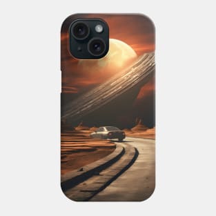 Journeying Through Space - Vintage Art Phone Case