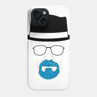 Heisenberg's blue goatee Phone Case