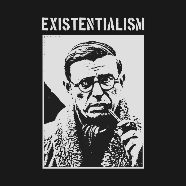 Existentialism - Jean Paul Sartre by metamorfatic