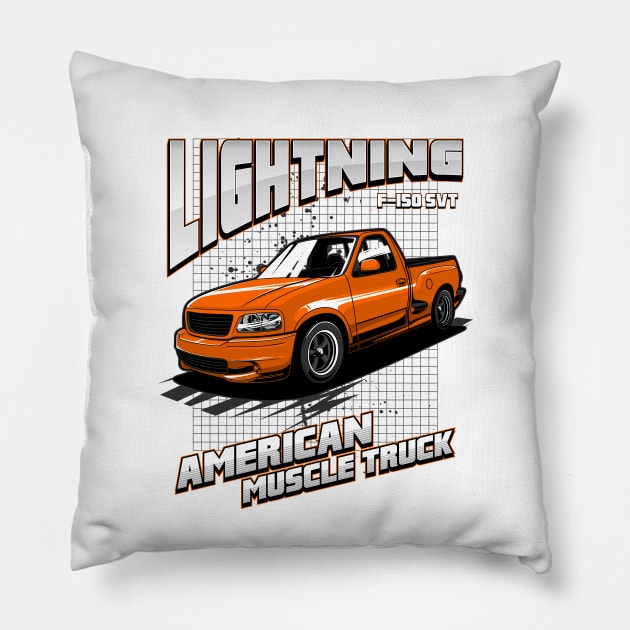 Ford F-150 Lightning SVT Pillow by JDM Boyz