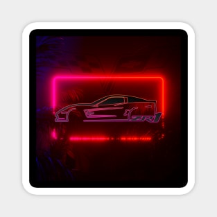 Corvette Wall Art Magnet