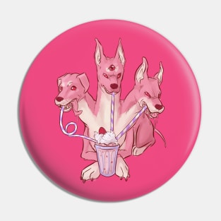 Strawberry Cerberus Pin