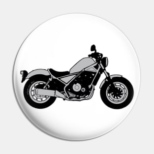 Rebel 500 lines Pin