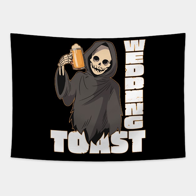 Wedding Toast Tapestry by MonkeyLogick