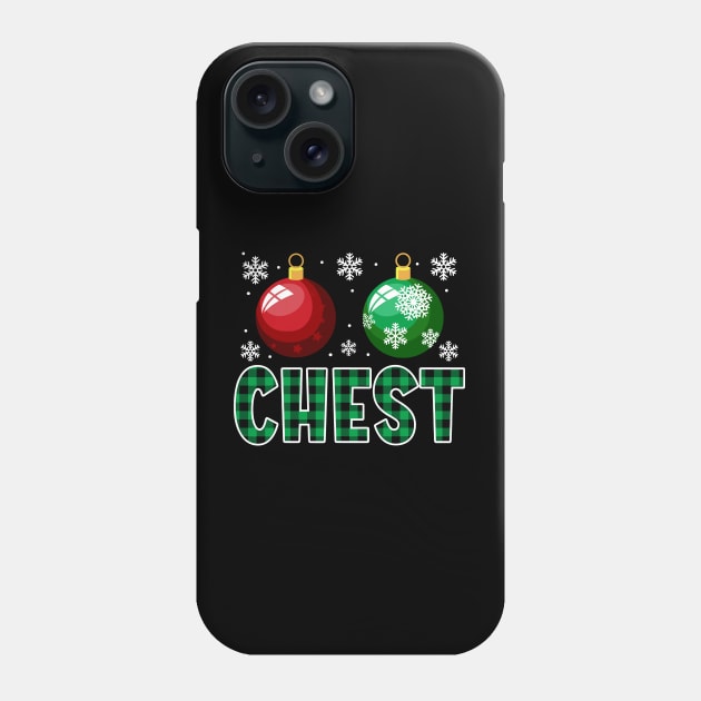 Chest Funny Couple Matching Christmas Chest Nuts Phone Case by Emilied