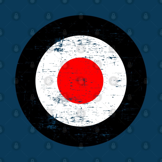 Mod target roundel black red by Lefteris