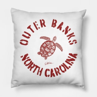 Outer Banks, North Carolina, Sea Turtle Pillow