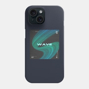 abstract wave of life, space Phone Case