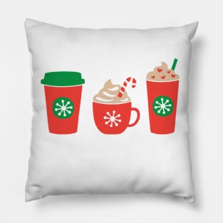 Winter Cozy Coffee Pillow