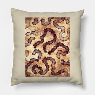 Abstract in Earth Tones Pillow