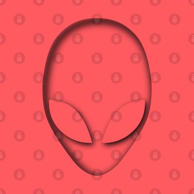 Subtle Alien Head by DrPeper