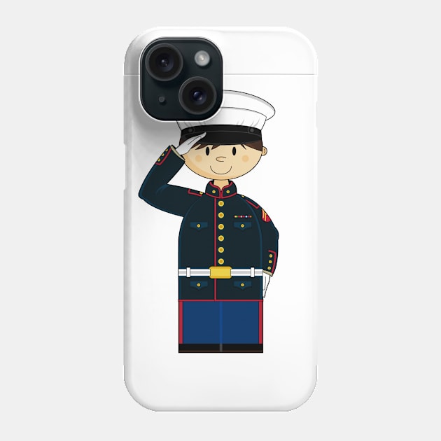 American Marine Soldier Phone Case by markmurphycreative