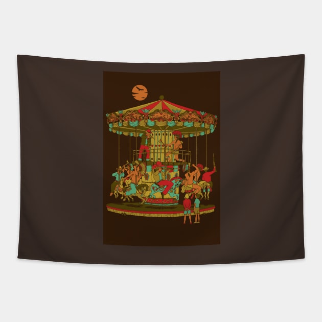 Cowboys & Indians Tapestry by ANTICLOTHESdotCOM