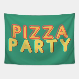 Pizza Party food lover Tapestry