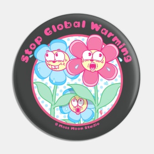 Stop Global Warming Pin