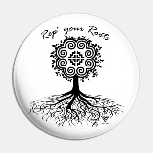 Rep Your Roots (Light Color Tee) Pin