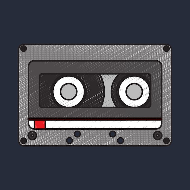 Awesome Mix. Vol. 1 Cassette Tape Retro Vintage by waltzart