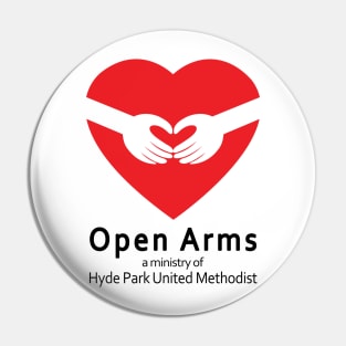 Open Arms Pin