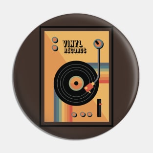 Vinyl Record Player Pin