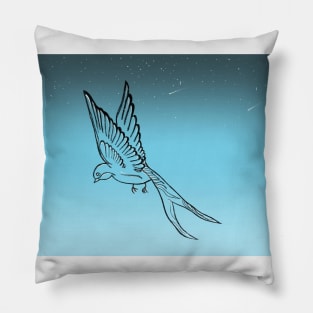 Fairy bird Pillow