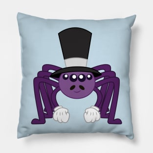 Spider With a Top Hat Pillow