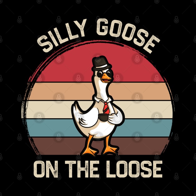 Silly Goose on The Loose Retro by erythroxian-merch