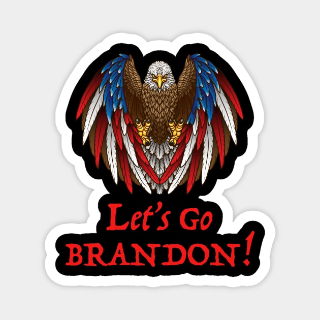 Let's Go Brandon Magnet by Inhaus Creative