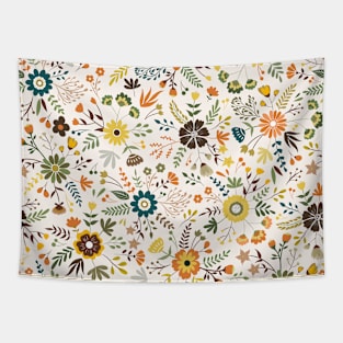 Boho Floral wilderness Tapestry