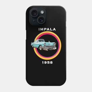 1958 Chevy Impala T-Shirt Phone Case