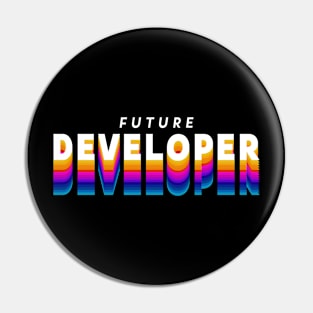 future developer in gradient color Pin