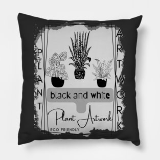 VINTAGE PLANT ARTWORK Pillow