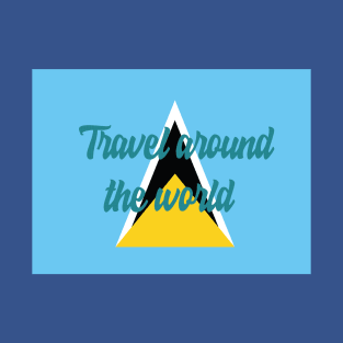 Travel Around the World - Saint Lucia T-Shirt