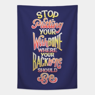 Wishbone Backbone Tapestry