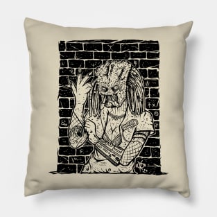 PUNK NURSE PREDATOR Pillow